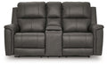 Bleckley Power Reclining Loveseat with Console - Furniture Warehouse Direct (Victoria, TX)
