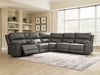 Bleckley Power Reclining Sectional - Furniture Warehouse Direct (Victoria, TX)