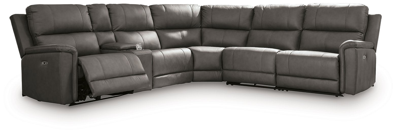 Bleckley Power Reclining Sectional - Furniture Warehouse Direct (Victoria, TX)