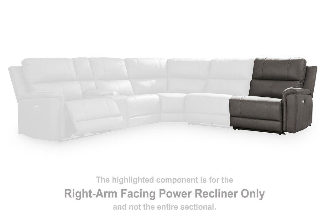 Bleckley Power Reclining Sectional - Furniture Warehouse Direct (Victoria, TX)