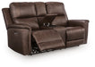 Bleckley Power Reclining Loveseat with Console - Furniture Warehouse Direct (Victoria, TX)