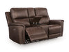 Bleckley Power Reclining Loveseat with Console - Furniture Warehouse Direct (Victoria, TX)