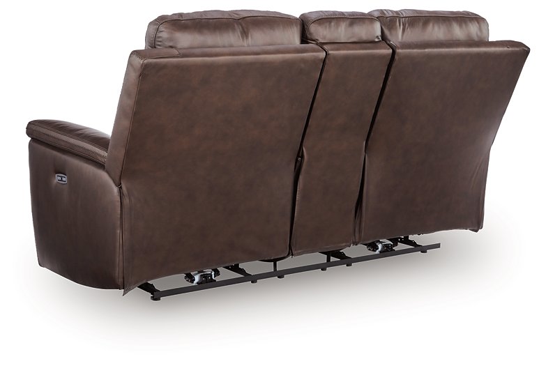 Bleckley Power Reclining Loveseat with Console - Furniture Warehouse Direct (Victoria, TX)