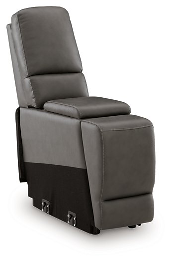 5Z - Pittson Power Reclining Sectional Loveseat with Console - Furniture Warehouse Direct (Victoria, TX)