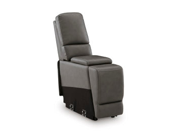 5Z - Pittson Power Reclining Sectional Loveseat with Console - Furniture Warehouse Direct (Victoria, TX)