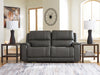 5Z - Pittson Power Reclining Sectional Loveseat - Furniture Warehouse Direct (Victoria, TX)
