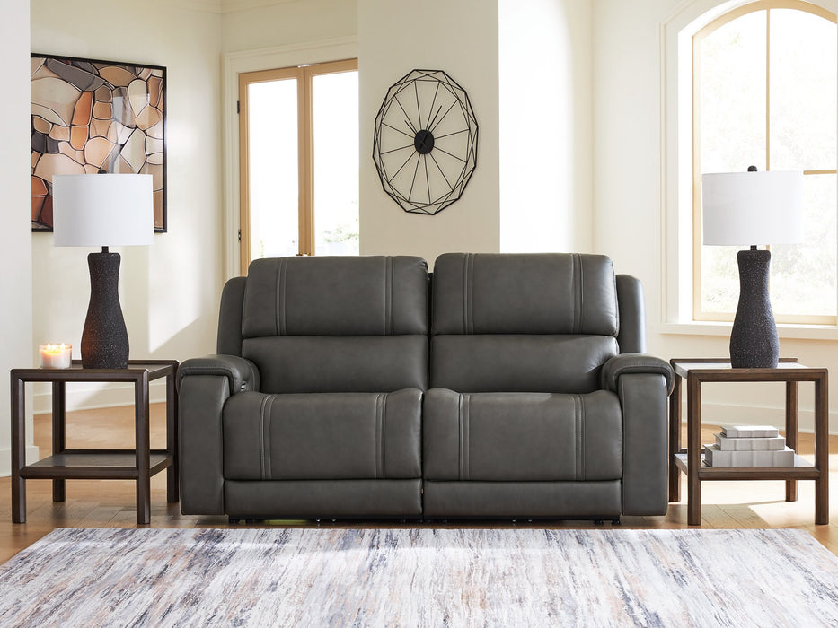 5Z - Pittson Power Reclining Sectional Loveseat - Furniture Warehouse Direct (Victoria, TX)