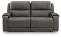 5Z - Pittson Power Reclining Sectional Loveseat - Furniture Warehouse Direct (Victoria, TX)