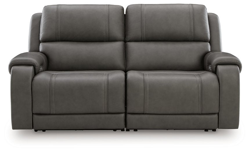 5Z - Pittson Power Reclining Sectional Loveseat - Furniture Warehouse Direct (Victoria, TX)