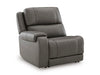 5Z - Pittson Power Reclining Sectional Loveseat - Furniture Warehouse Direct (Victoria, TX)