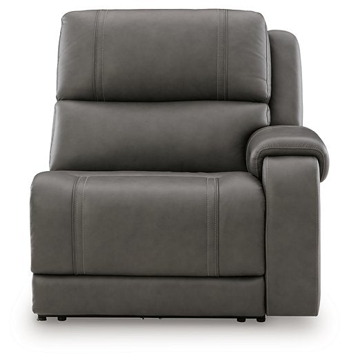 5Z - Pittson Power Reclining Sectional Loveseat with Console - Furniture Warehouse Direct (Victoria, TX)