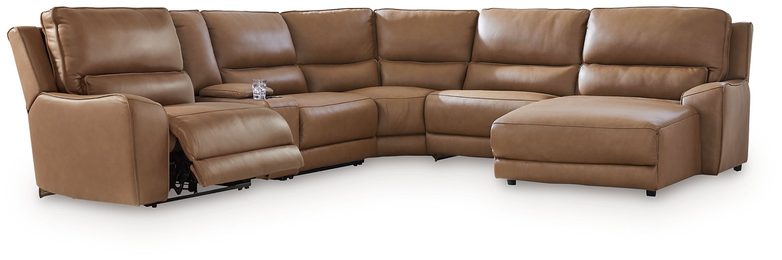 DeepWakes Power Reclining Sectional with Chaise - Furniture Warehouse Direct (Victoria, TX)