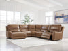 DeepWakes Power Reclining Sectional with Chaise - Furniture Warehouse Direct (Victoria, TX)