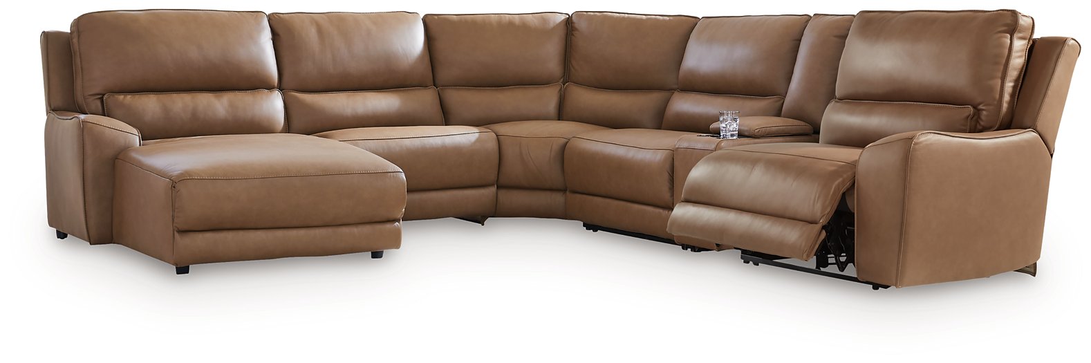 DeepWakes Power Reclining Sectional with Chaise - Furniture Warehouse Direct (Victoria, TX)
