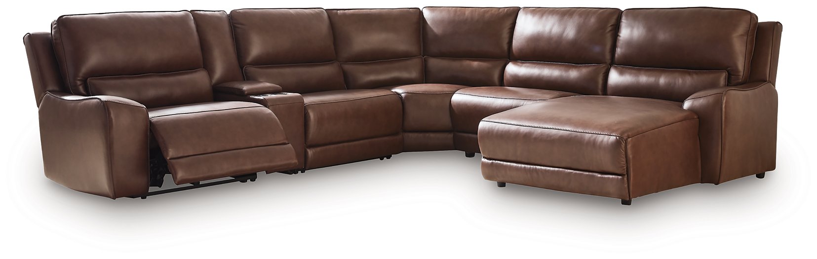 DeepWakes Power Reclining Sectional with Chaise - Furniture Warehouse Direct (Victoria, TX)