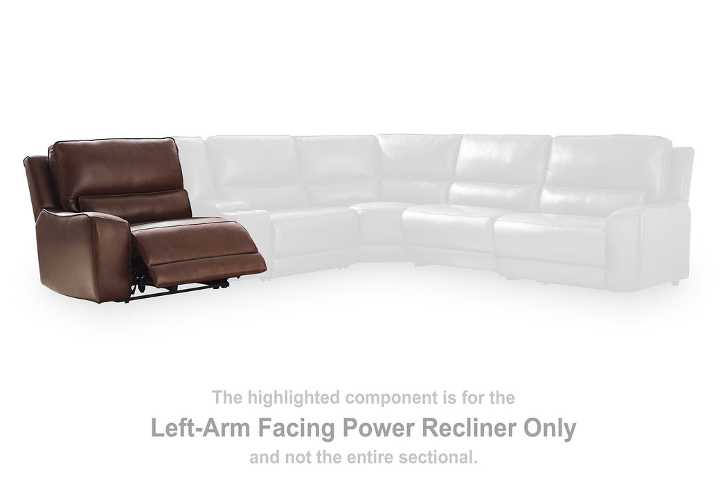 DeepWakes Power Reclining Sectional with Chaise - Furniture Warehouse Direct (Victoria, TX)