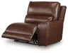 DeepWakes Reclining Sectional with Storage Console - Furniture Warehouse Direct (Victoria, TX)