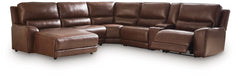 DeepWakes Power Reclining Sectional with Chaise - Furniture Warehouse Direct (Victoria, TX)