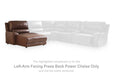 DeepWakes Power Reclining Sectional with Chaise - Furniture Warehouse Direct (Victoria, TX)