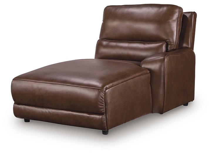 DeepWakes Power Reclining Sectional with Chaise - Furniture Warehouse Direct (Victoria, TX)