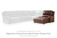 DeepWakes Power Reclining Sectional with Chaise - Furniture Warehouse Direct (Victoria, TX)