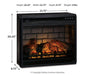 Entertainment Accessories Electric Infrared Fireplace Insert - Furniture Warehouse Direct (Victoria, TX)