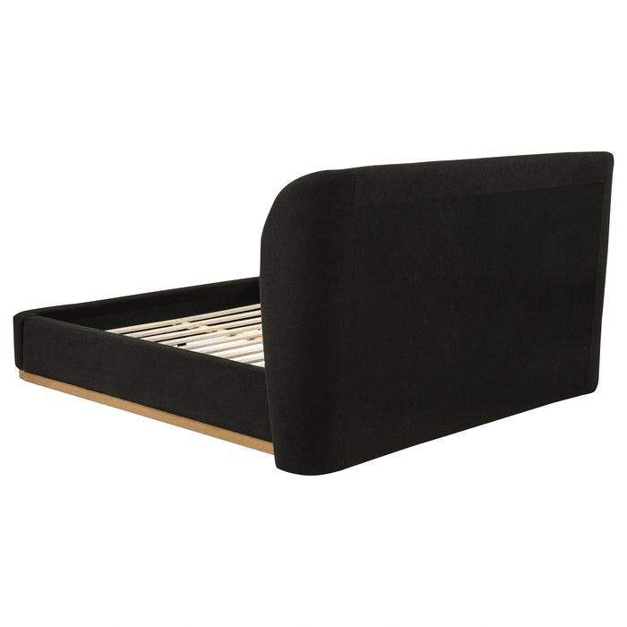 Blaire Upholstered Wingback Platform Bed