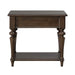 Arden Road Drawer End Table in Satin Cherry image