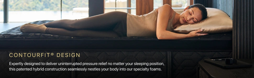 Beautyrest BlackÂ® Series Two 13.5" Hybrid Plush Mattress