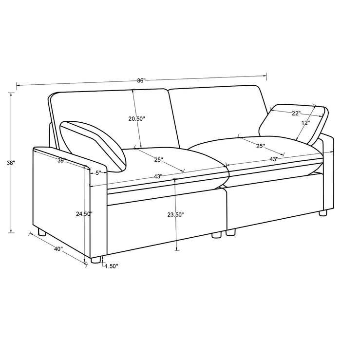 Collins Modular Power Reclining Sectional Sofa