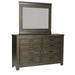 Thornwood Hills Two Sided Storage Bed, Dresser & Mirror, Chest image