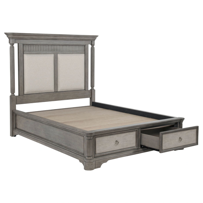 Cresswell Upholstered Storage Platform Bed