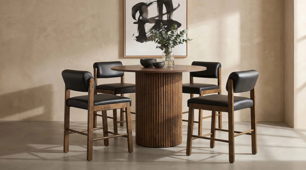 Kehoe Faux Leather Counter Height Dining Chair