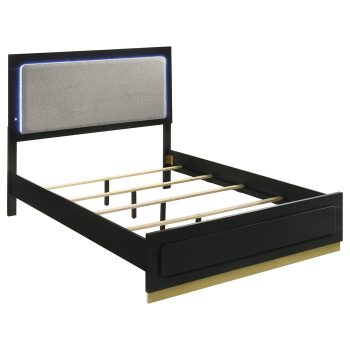 Caraway Panel Bed with LED Lighting