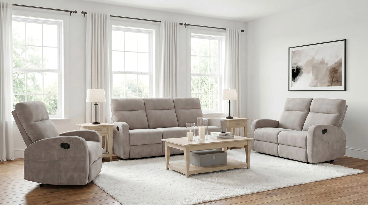 Hamilton Manual Reclining Sofa Set